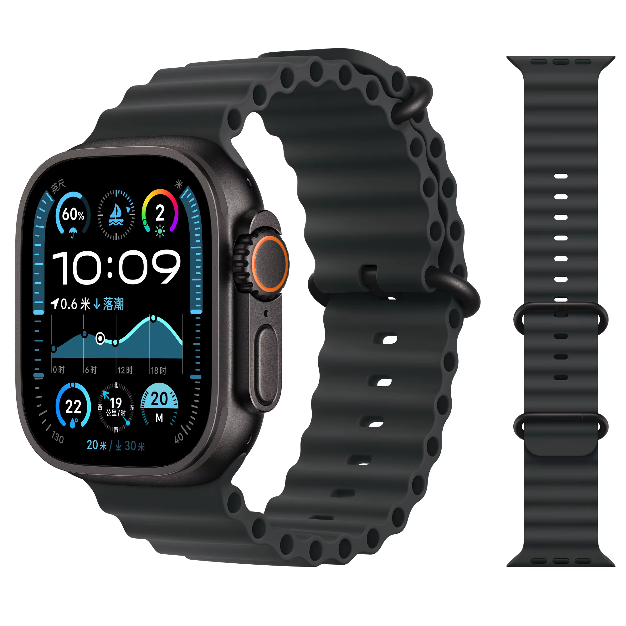 Bracelet Ocean pour Apple Watch Band Ultra 3 2 49mm 44mm 40mm 45mm 41mm 46mm