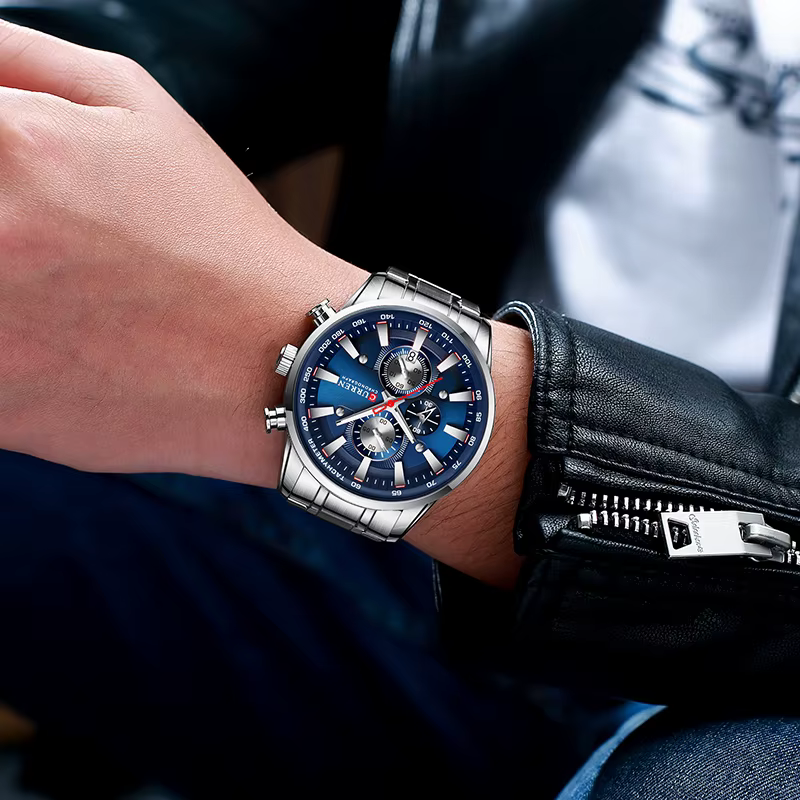 Istro REN-Montre à Quartz Étanche pour Homme
