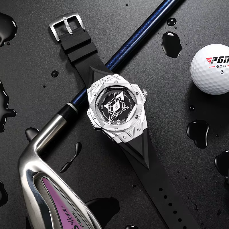Montre-bracelet étanche à cadran creux pour homme