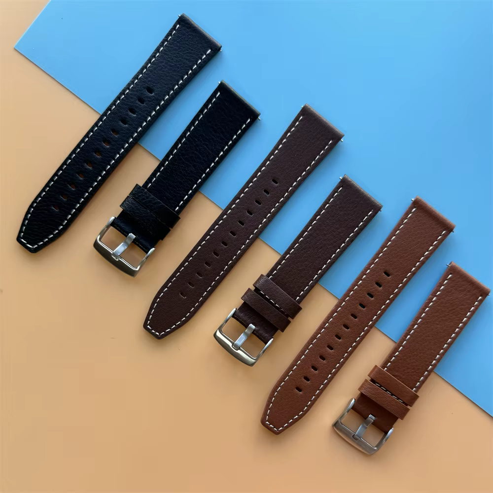 Bracelet de montre intelligente en cuir