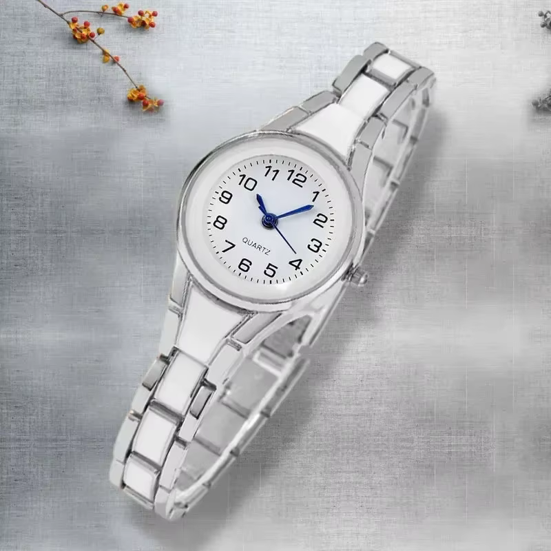 Montre-bracelet numérique en céramique pour femme