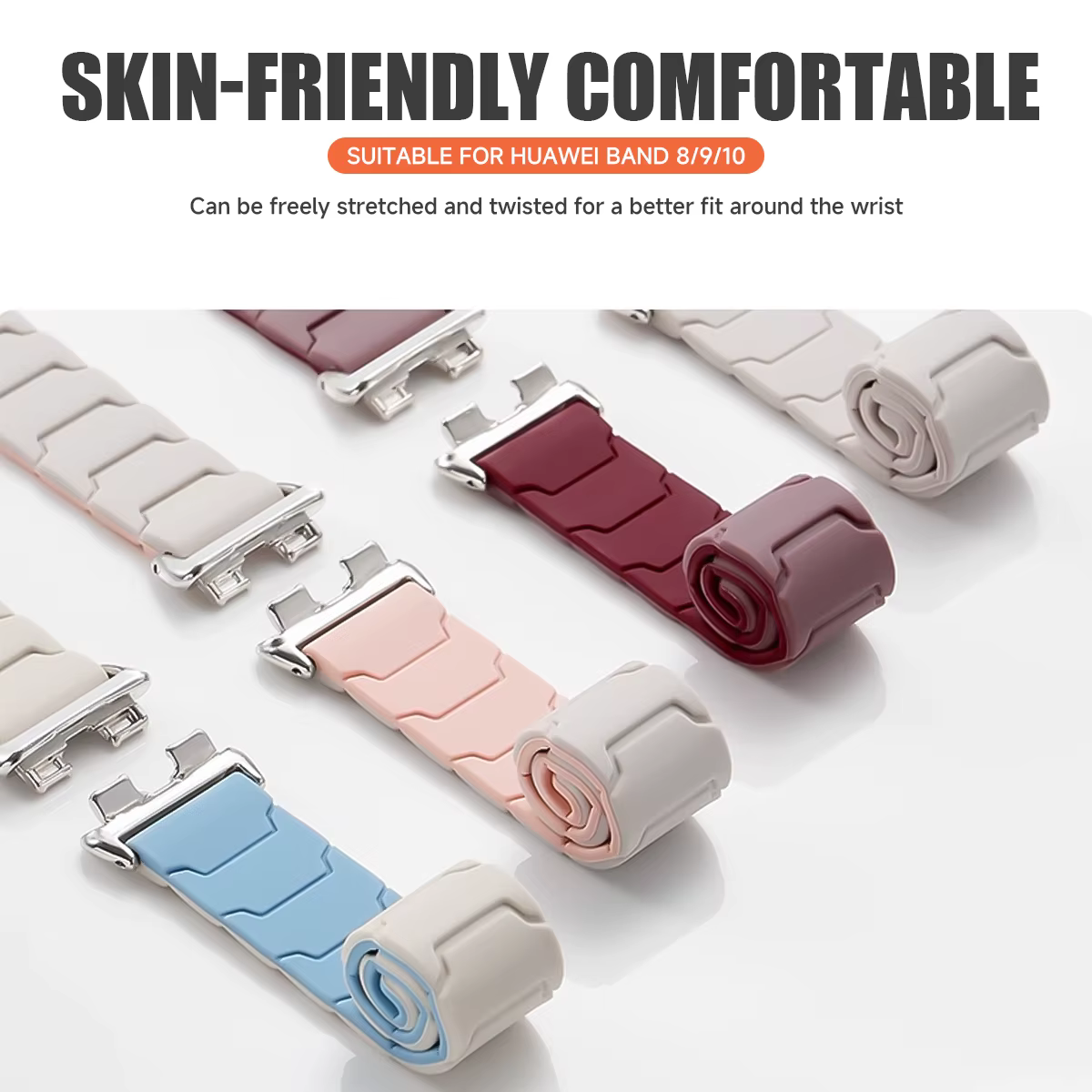 Bracelet magnétique pour Huawei Band 10/9/8
