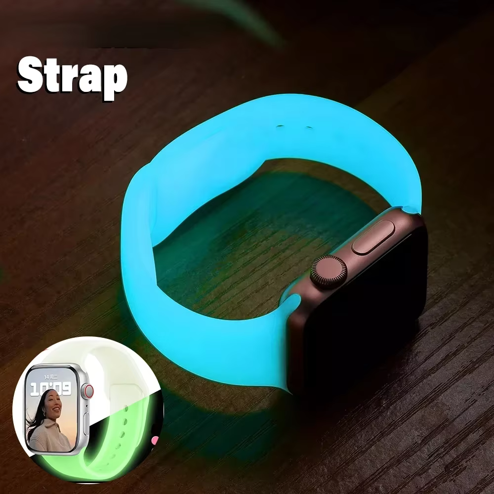 Bracelet lumineux en Silicone pour Apple Watch