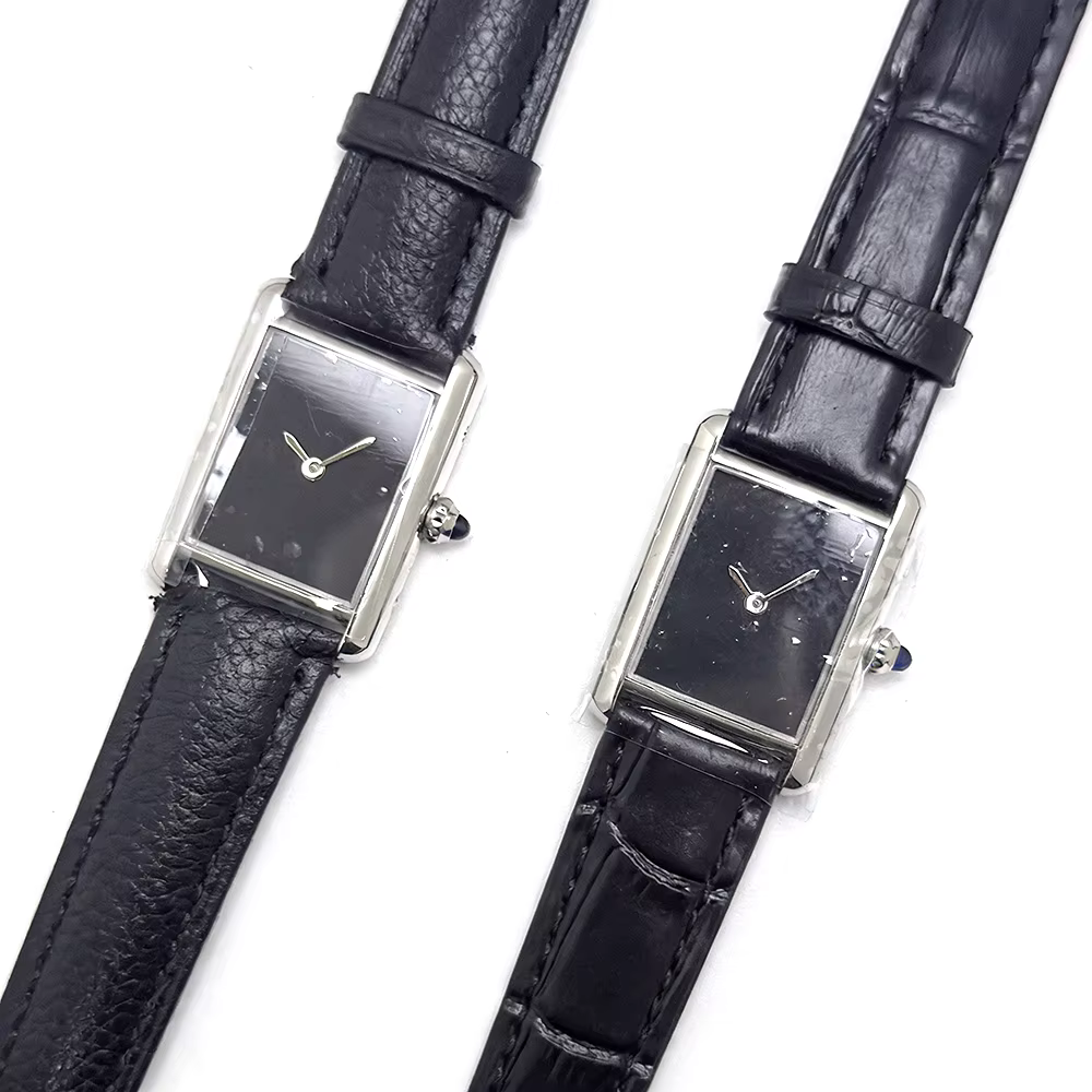 Boîtier de montre rectangulaire pour femme 29