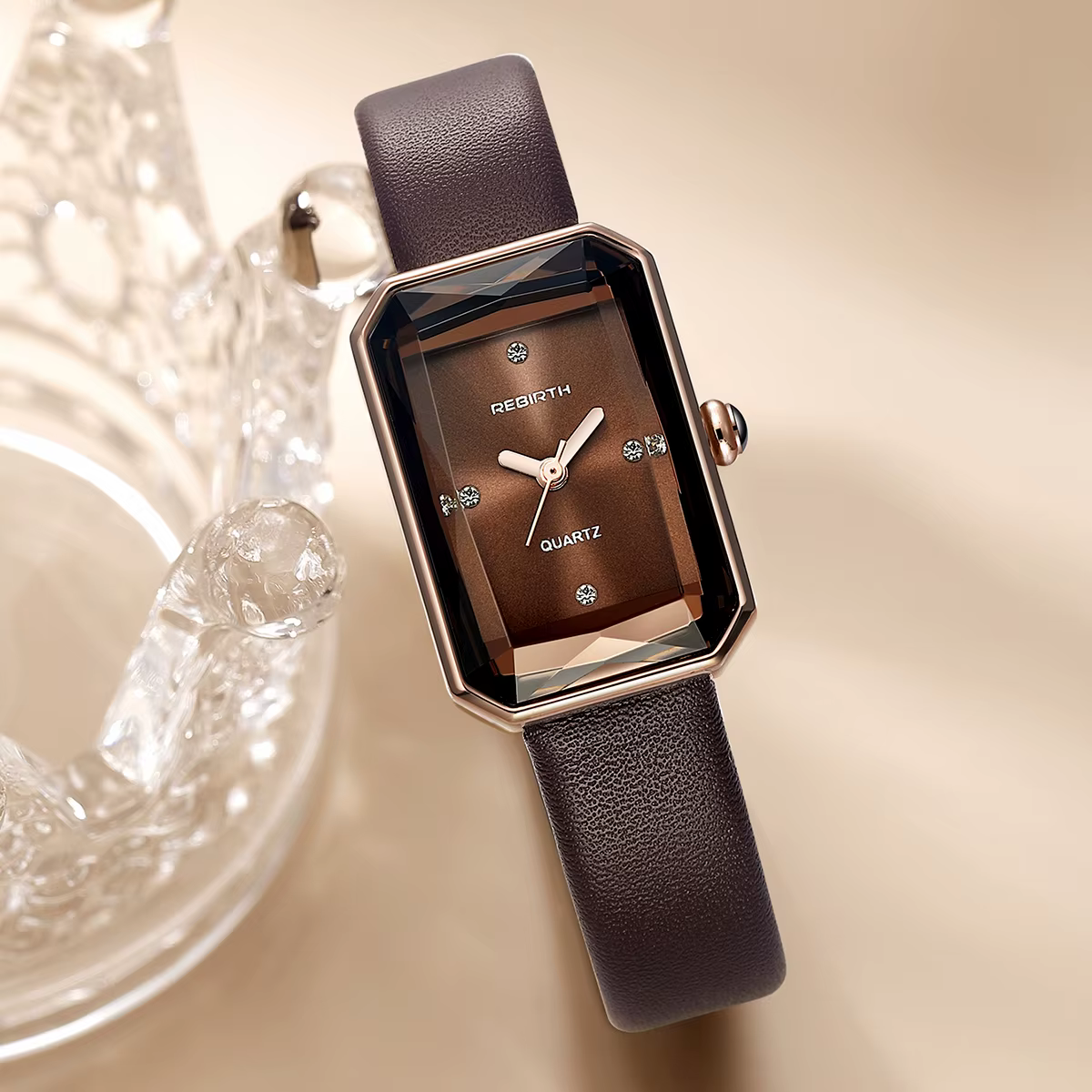Montre à quartz rétro décontractée élégante et polyvalente