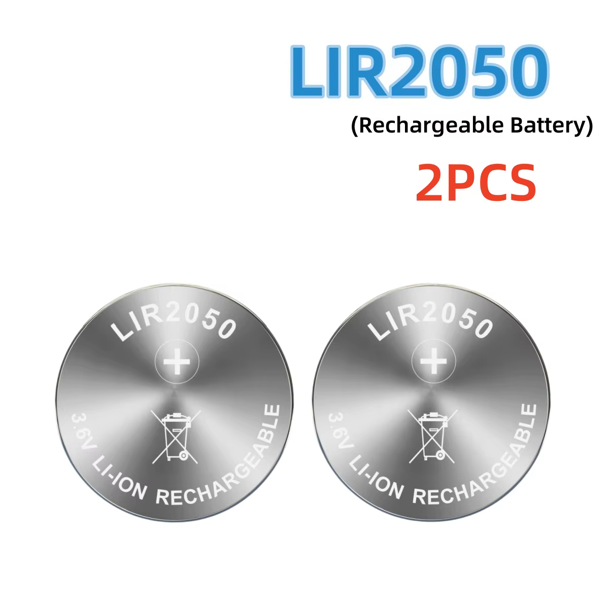 1-10 pièces LIR2050 3.6V batterie Rechargeable au Lithium remplacer CR2050 pour montre caméra télécommande calculatrice horloge