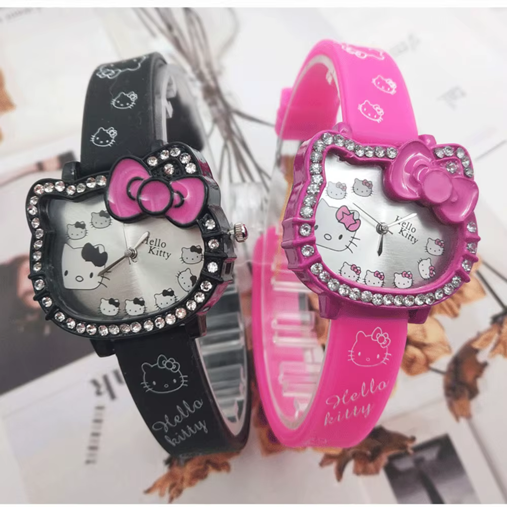 Montre à quartz pour enfants Stitch Girl