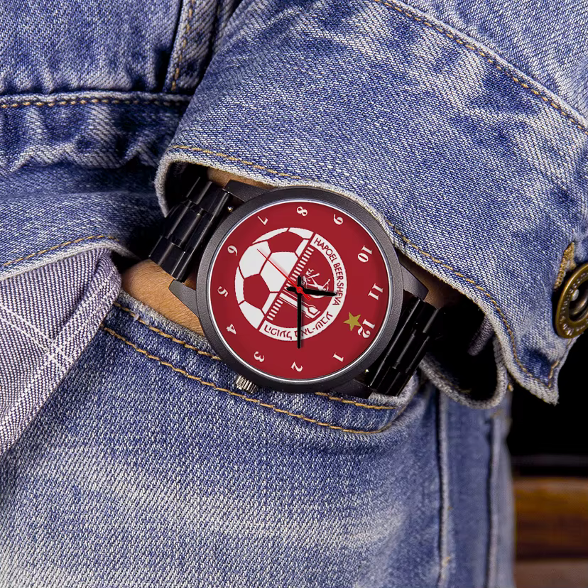 HAPOEL BEER-SHEVA montre Vintage pour homme or Rose
