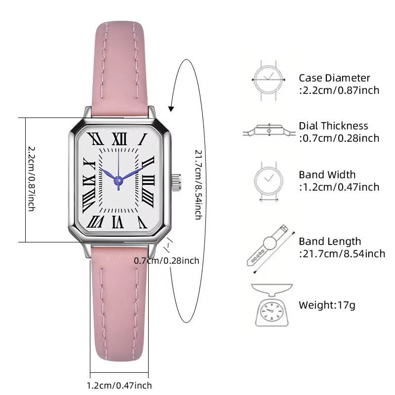 Montre décontractée pour femmes montres en cuir Pu dames