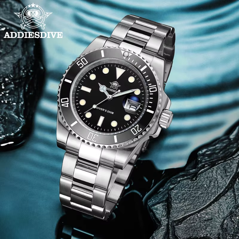 Montre de Plongée ADDIESDIVE en Acier Inoxydable
