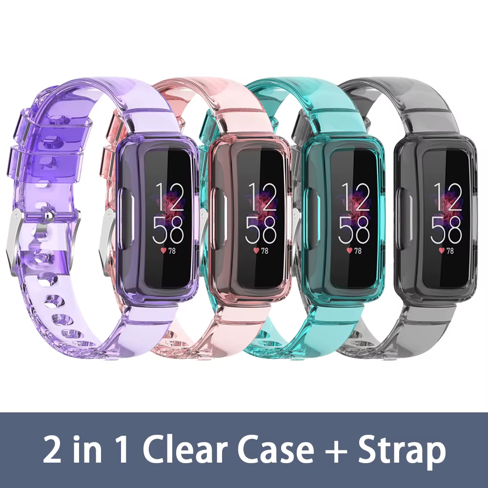 Bracelet de rechange transparent pour Fitbit