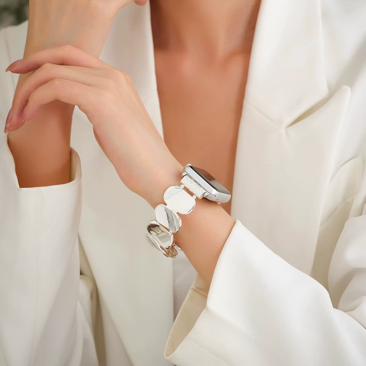 Chaîne de Bracelet à paillettes pour Apple Watch Ultra 3 2 49mm 46mm 45mm 44 42mm 41mm
