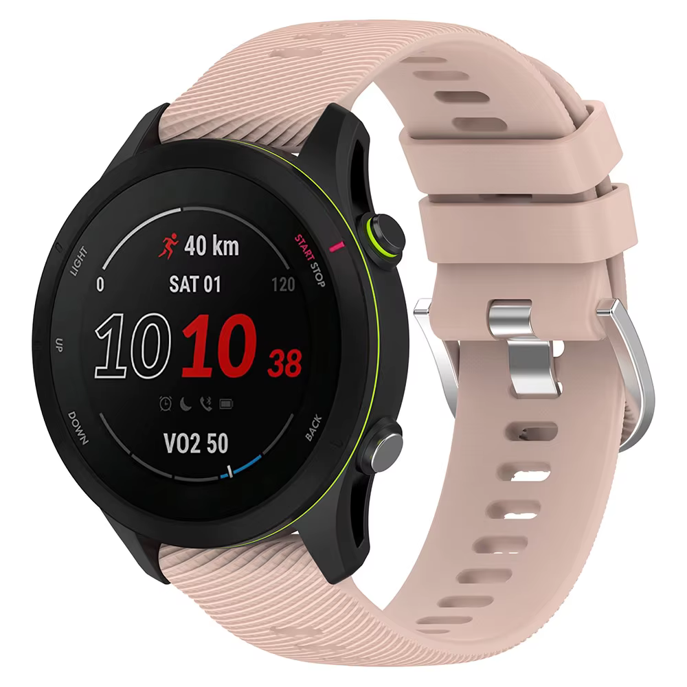 Bracelet en Silicone officiel pour montre intelligente Garmin Forerunner 255 255S