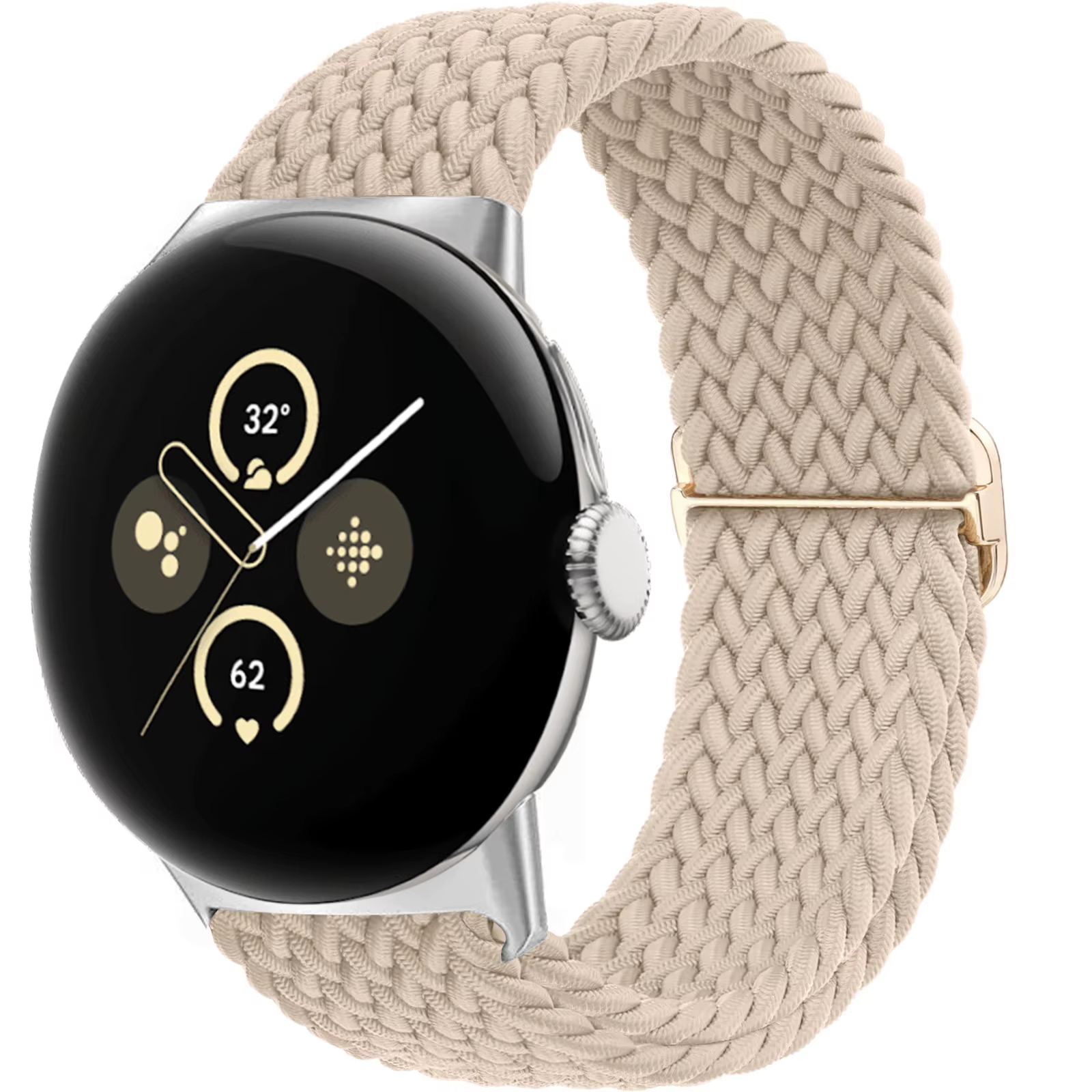 Boucle Solo tressée pour Google pixel 3 4 2 bandes accessoires Smartwatch élastique réglable en Nylon correa bracelet Pixel bracelet de montre