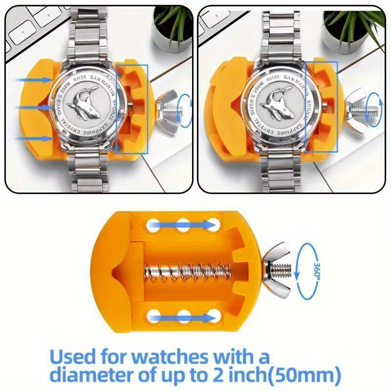 1 kit de remplacement de piles pour montre avec clé