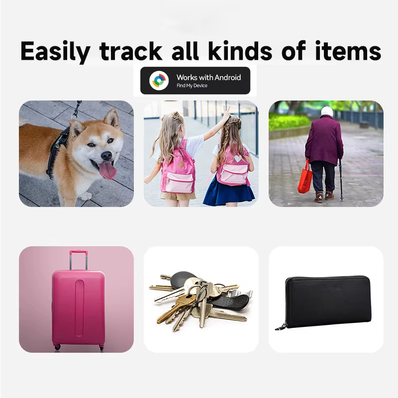 AirTag Tracker pour Android localisateur intelligent fonctionne avec Google trouver mon appareil sac clé animal de compagnie personnes âgées recherche suivi