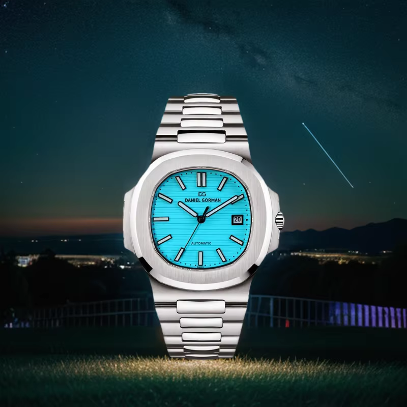 Tiffany – montre automatique bleue