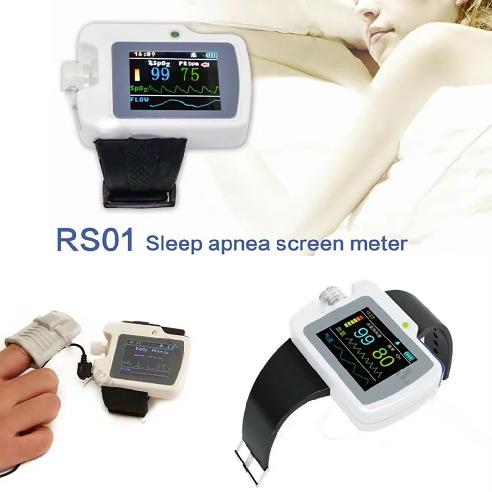 Fissurec RS01-Wrist-watch-Sleep-apnea-screen-meter-Respiration-Sleep-Monitor-PC-SW-CE