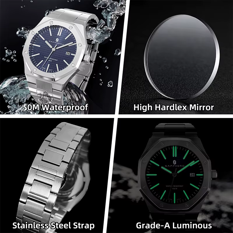 SAPPHERO montre pour hommes