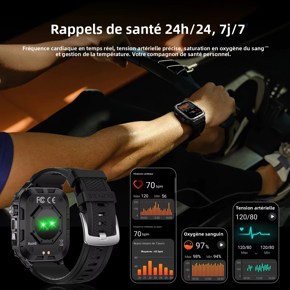 Nouvelle montre connectée pour homme 2026