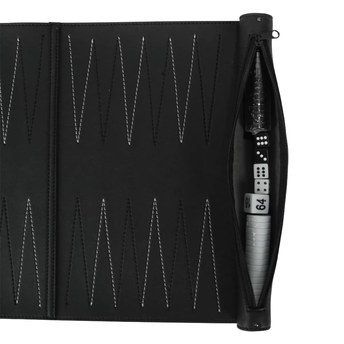 Ensembles de Backgammon enroulables de qualité, jeu de société de voyage Portable pour adultes et enfants, échiquier classique pliable en PU enroulable