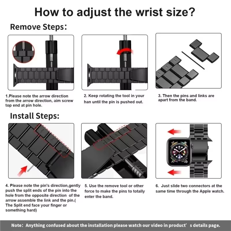 Pour bracelet de montre Apple 41mm 40mm 44mm 46mm 38mm 42mm 45mm