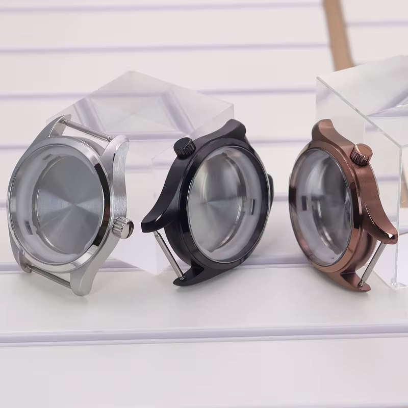Boîtier de montre noir/argent 40mm