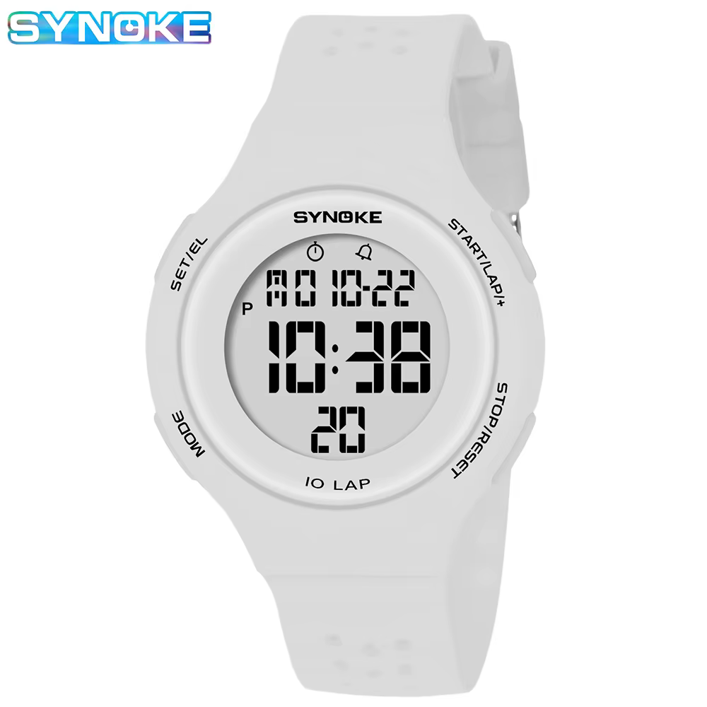 SYNOKE montres pour femmes mince luxe natation étanche montre de Sport numérique pour hommes LED horloge électronique multifonctionnel montre-bracelet de plongée