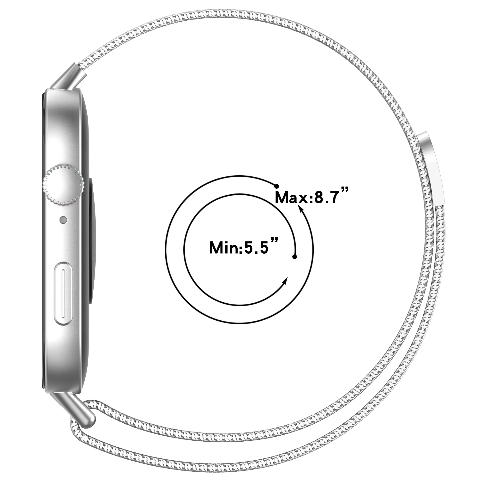 Bracelet Milanese Loop pour Huawei Watch Fit 5 4 3 5pro 4Pro Pro