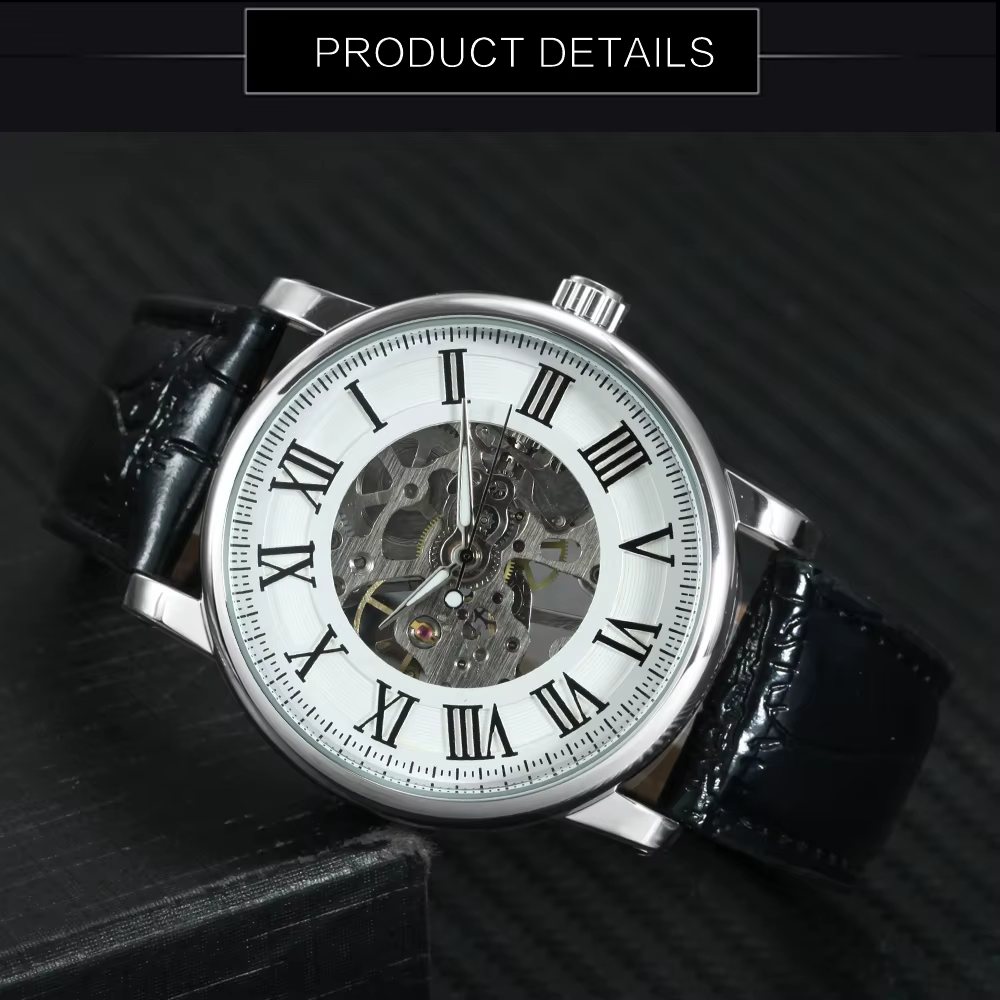 Montre mécanique classique WINNER pour homme