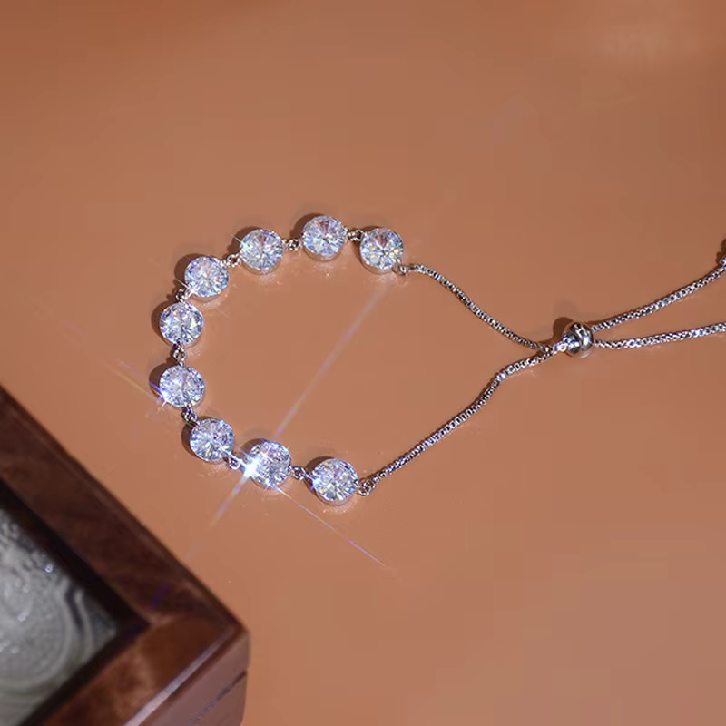 Uxury – raquette en cristal avec des strass, hain réglable, jeu d'angle, livraison directe