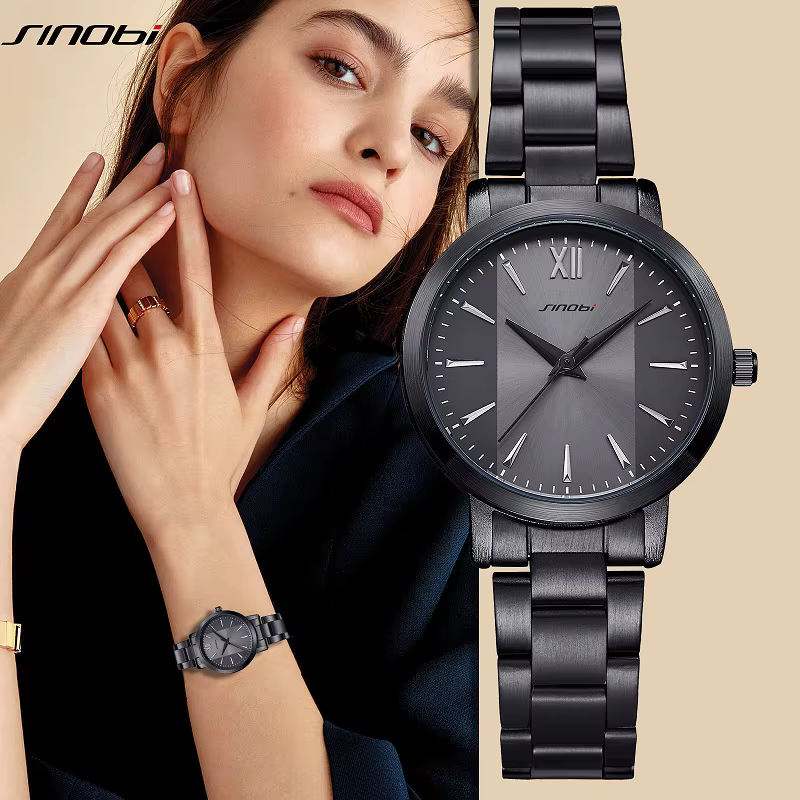 Sinobi-Montres à quartz élégantes pour femmes