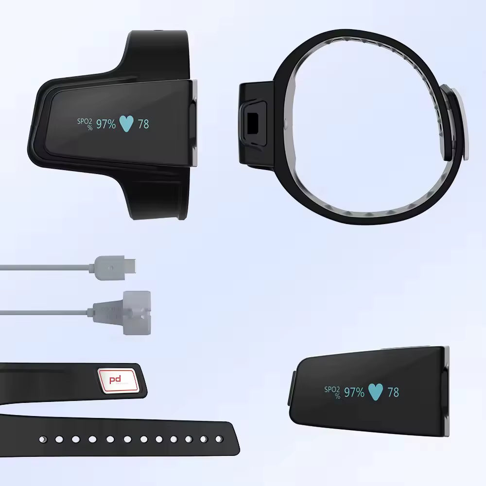 Oxymètre de poignet Bluetooth Spo2