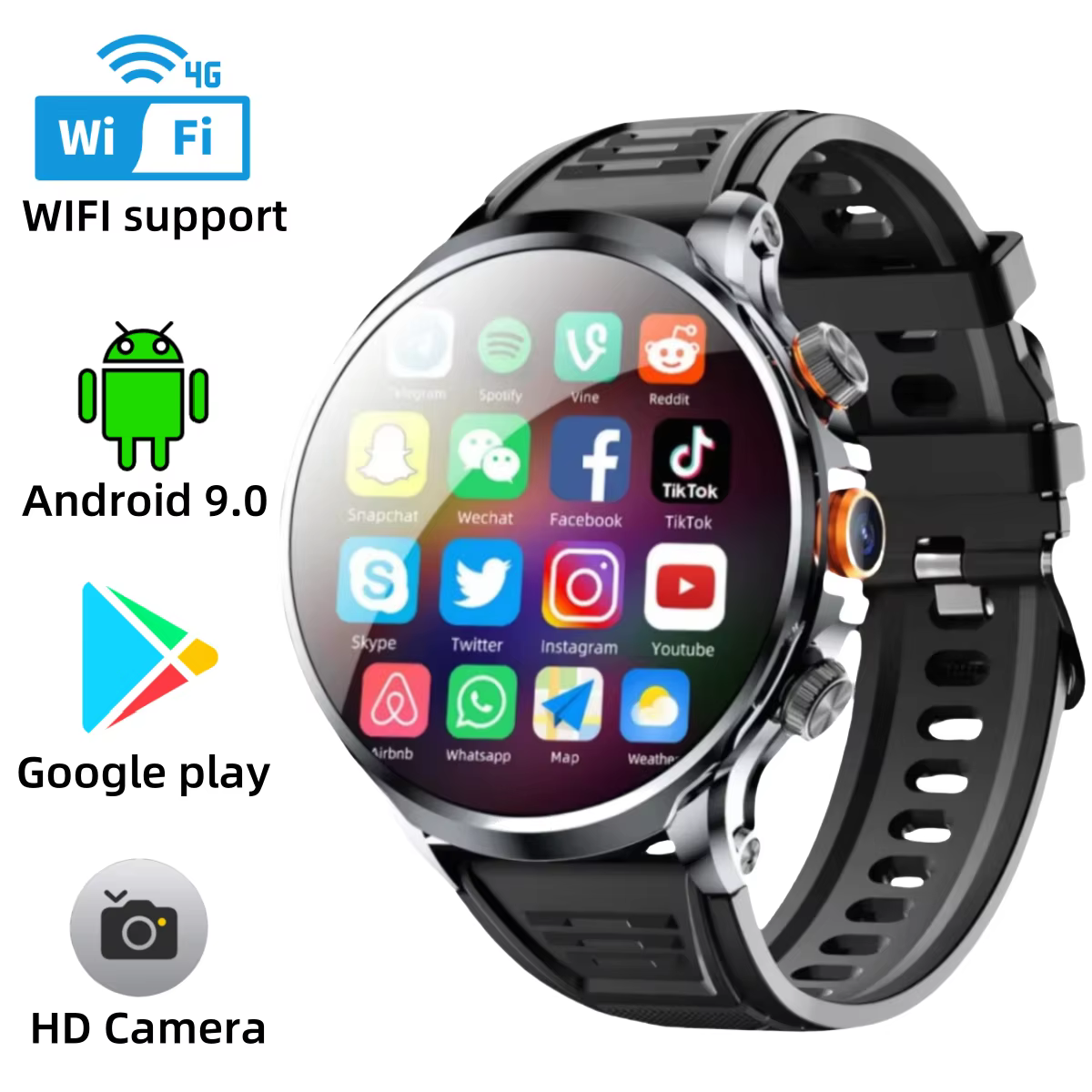 5G Smartwatch H18 Pro hommes femmes GPS WIFI 5G