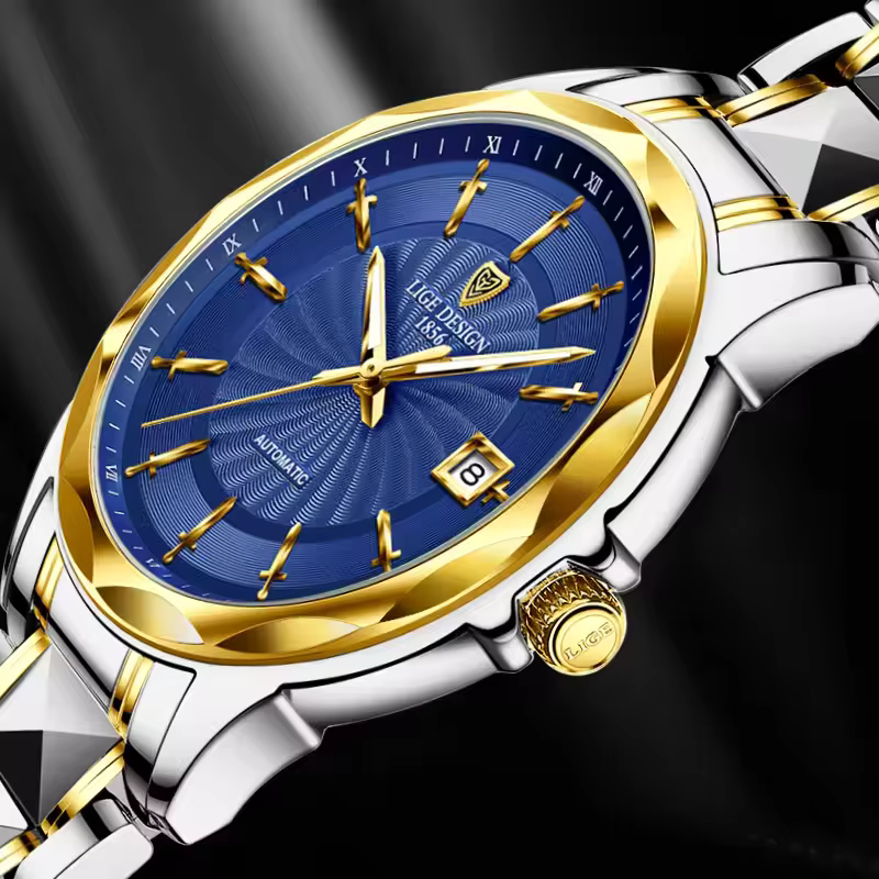 LIGE – montre d'affaires pour hommes