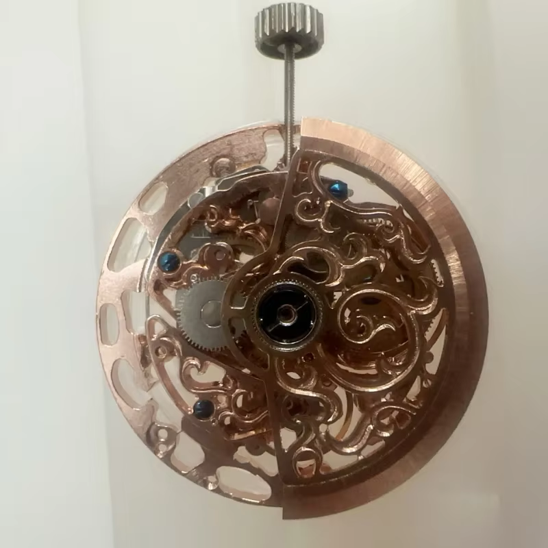Accessoires de montre : Mouvement squelette gravé Hangzhou