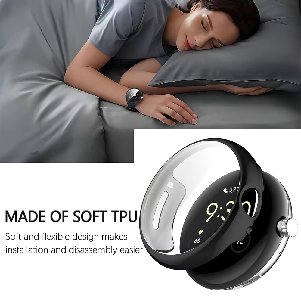 Coque de protection d'écran pour Google Pixel Watch 3
