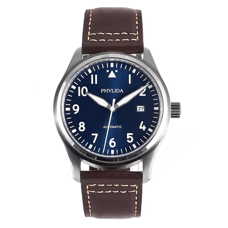 Montre Pilote Cadran Bleu