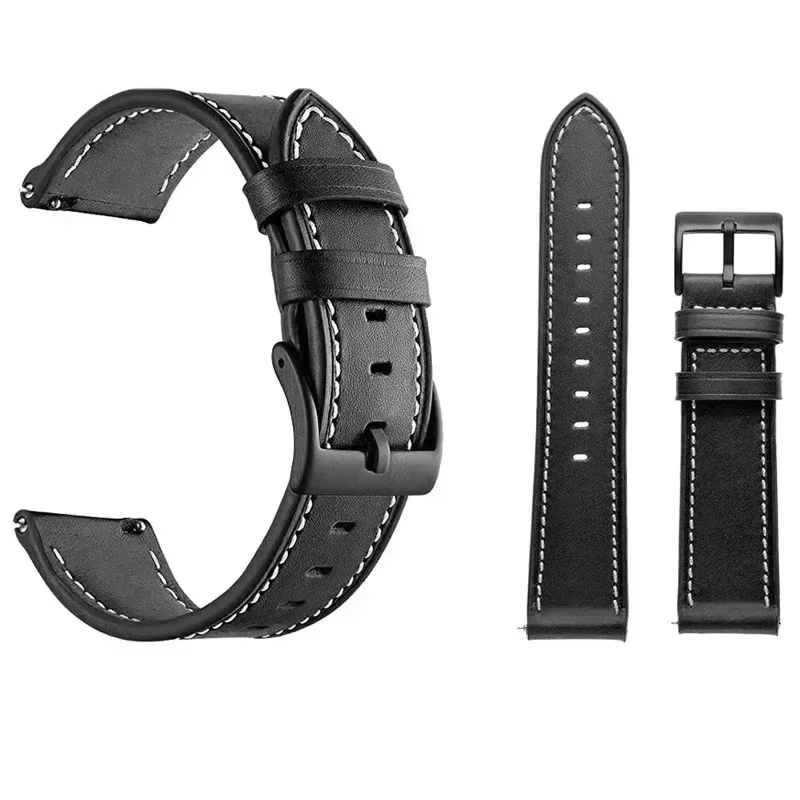 Bracelet en cuir pour montre intelligente Amazfit Balance 2