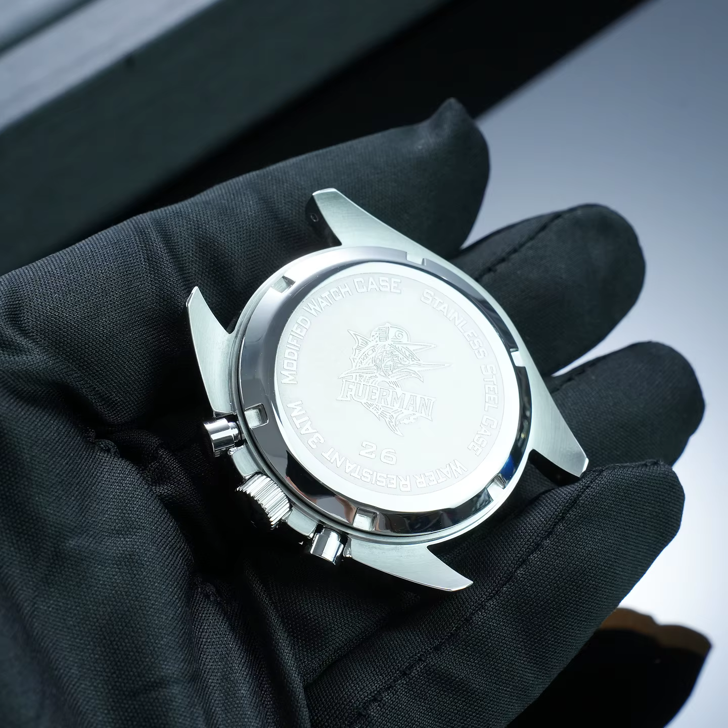 Cadran de 42 mm, boîtier de montre en acier inoxydable 304 amélioré