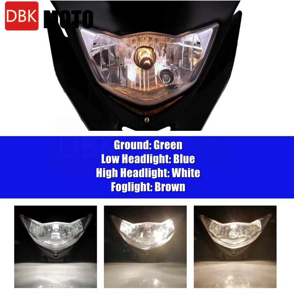 Accessoire de phare de moto, accessoires de phare avant pour Yamaha WRF250 400 426 450 WR250 WR450 YZ YZF TW TTR Enduro