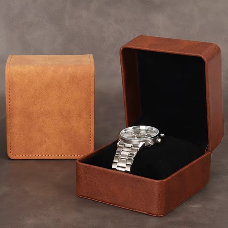 Seiko – boîte de montre en cuir