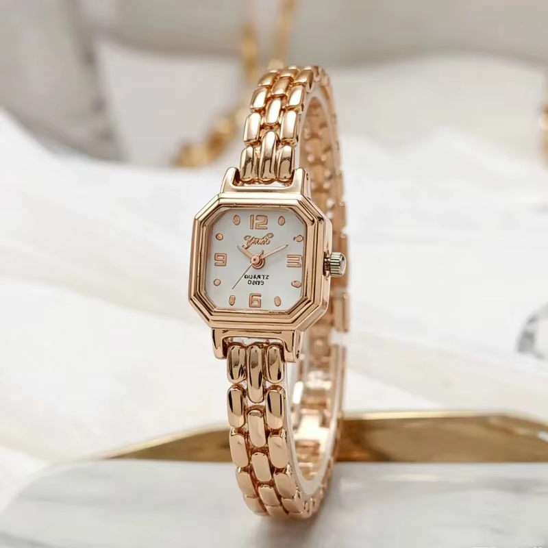 Montre à quartz pour femme de marque, petite montre carrée pour femme, montre bracelet tendance, montres de luxe, vente en gros, Relojes Para Mujer