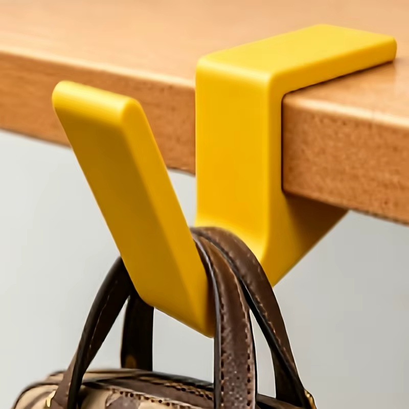 Crochet de bureau, support de sac sans perçage, support de sac à dos portable pour espace de travail, organisateur sans désordre
