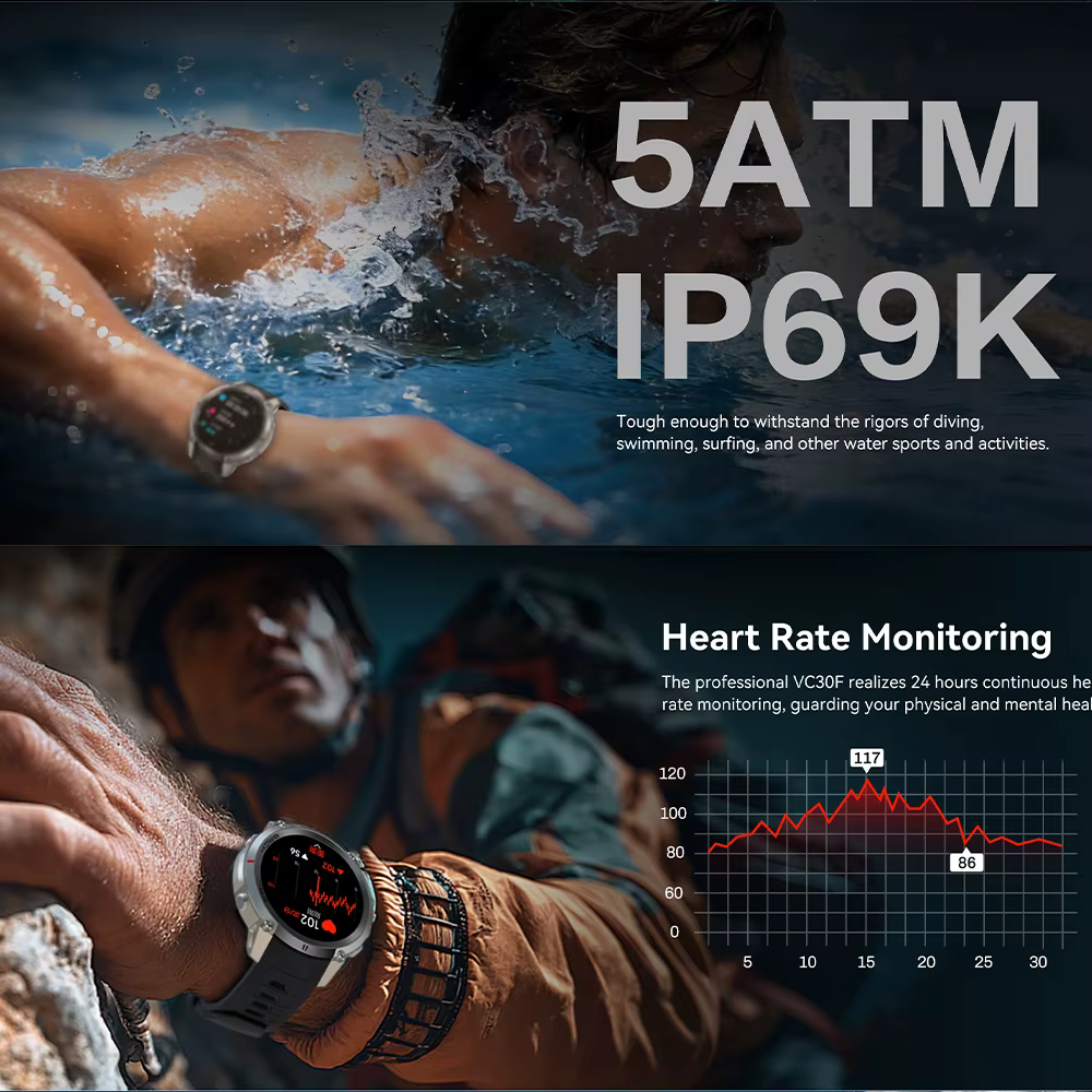 Montre connectée GPS pour triathlon en plein air