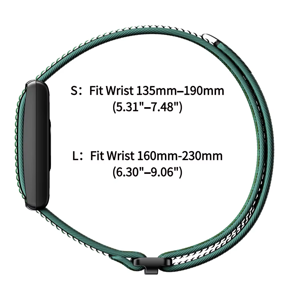 Bracelet de montre en nylon de 22 mm pour POLAR Loop Whoop