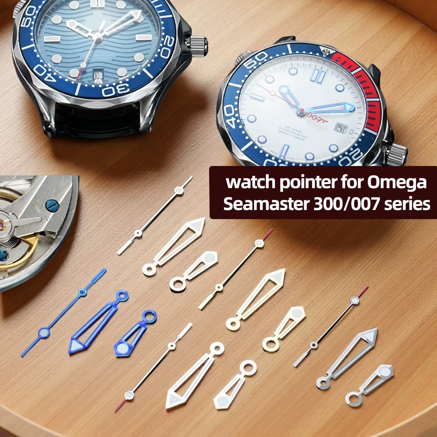 Aiguilles de montre lumineuses de qualité supérieure