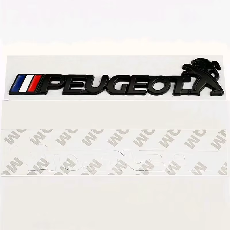 Autocollant emblème de voiture, accessoires pour Peugeot 206 307 308 207 3008 208 407 508 2008 5008 301 406 408 607 4008 Rifter RCZ 107 106