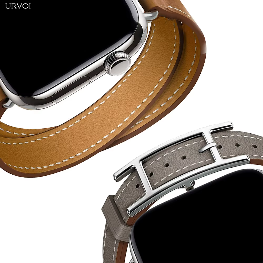 URVOI Hapi Attelage Double Tour pour bracelet de montre Apple série 11 10 9 8 7 SE3