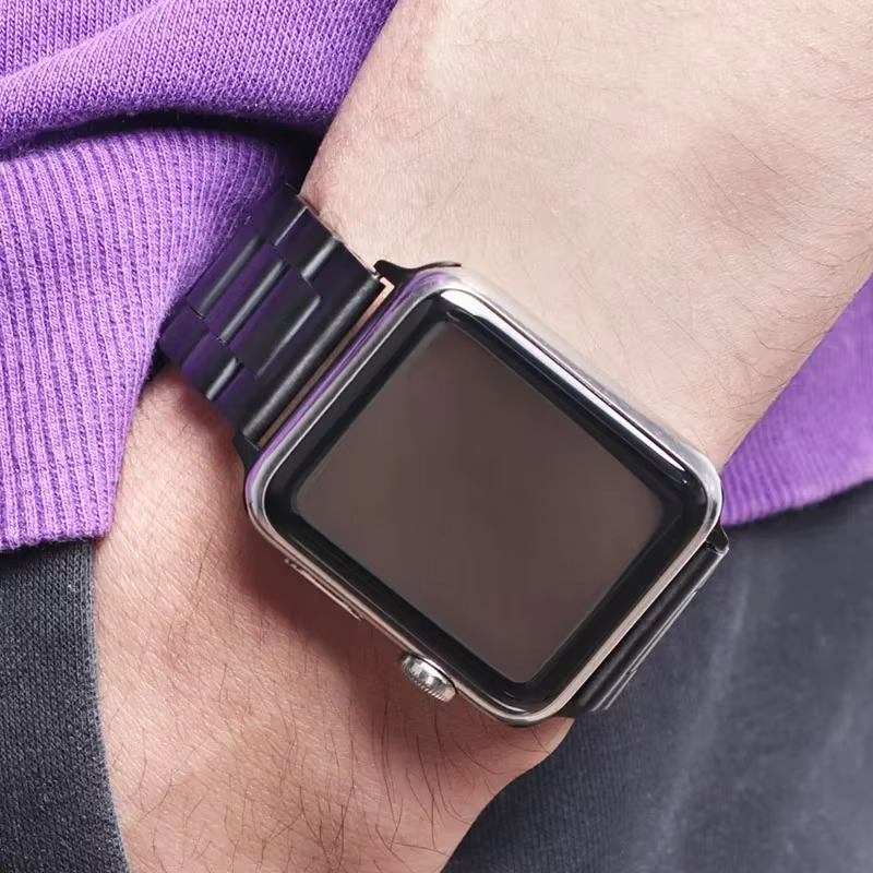 Bracelet en acier inoxydable pour Apple Watch Ultra 3 2 49 45 41 40 46 38 42 44mm